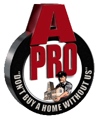 A Pro Logo - Contact our home inspector in Queens Village, New York, for a home inspection and a follow-up home inspection report.